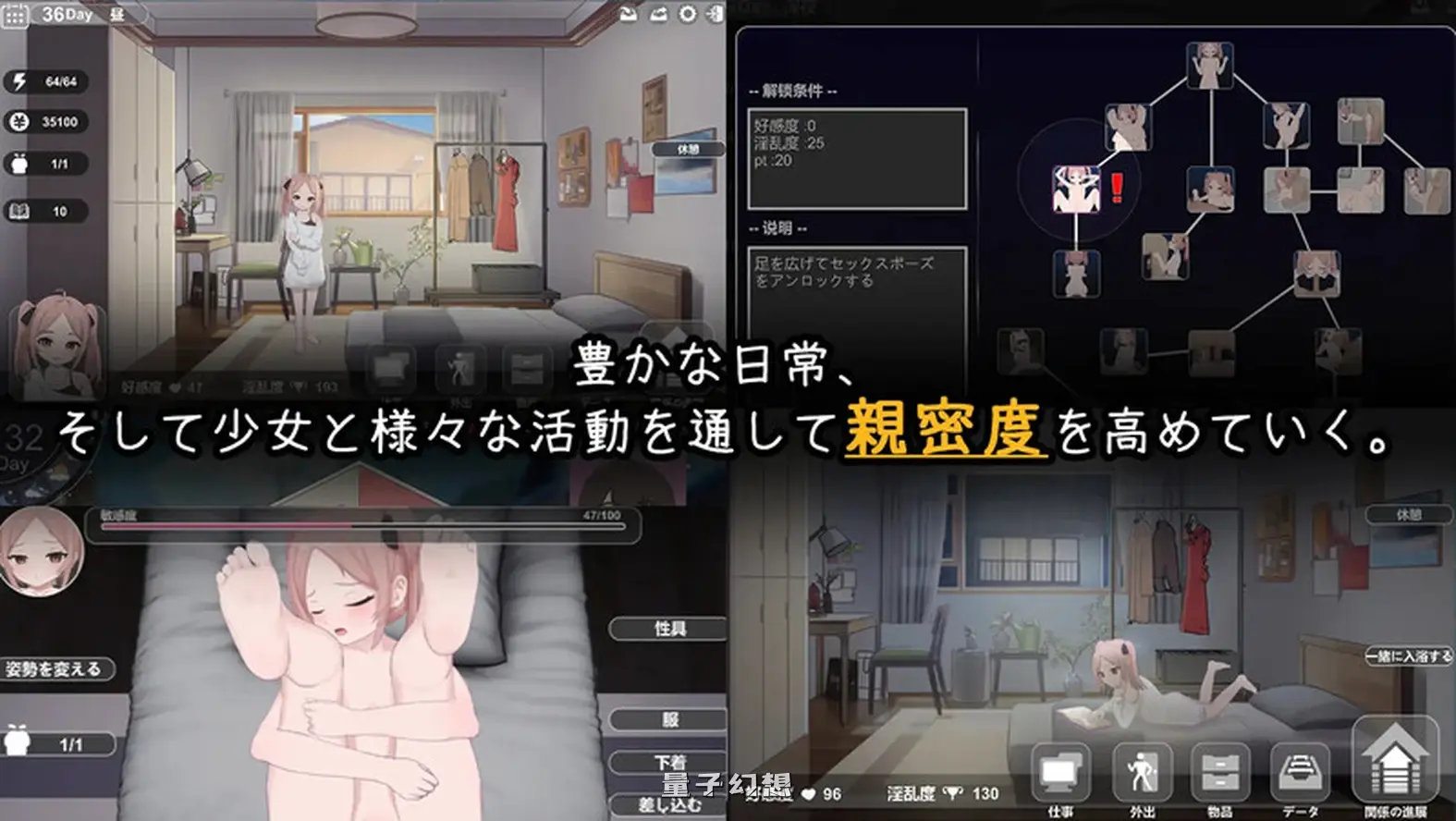 【养成SLG/动态】离家出走少女的同居日常 V1.0.1 生肉版+存档 [新作520M] 电脑游戏 第2张