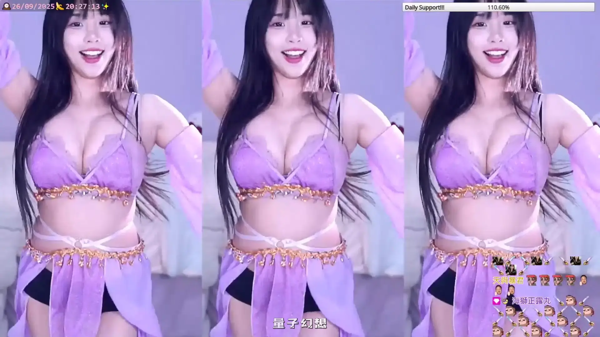 韩国BJ@ 2025年9月韩国高颜值主播 牛奶在熙服务升级舞蹈合集