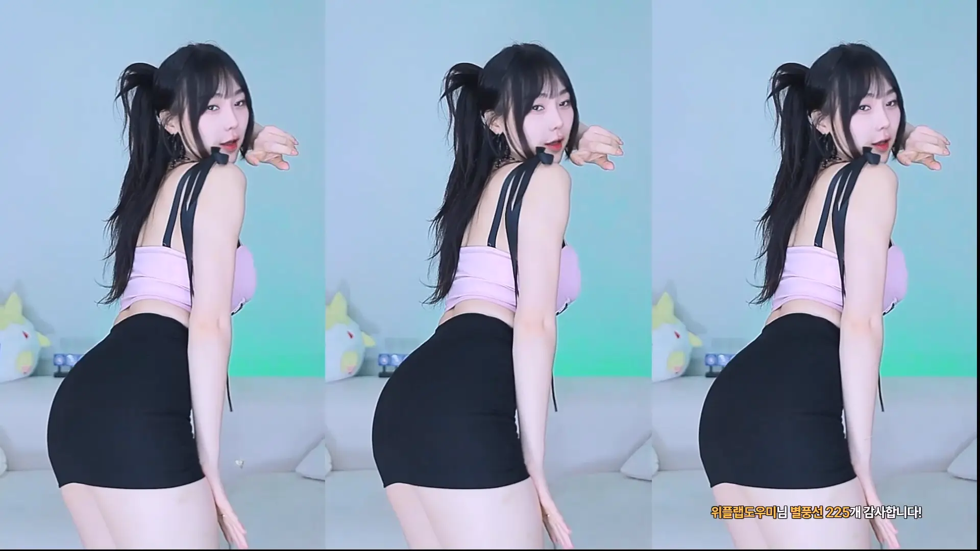 韩国BJ@ 2025年9月丰满精致妹子 有点绿哈 能看跳舞合集 韩国主播 第2张