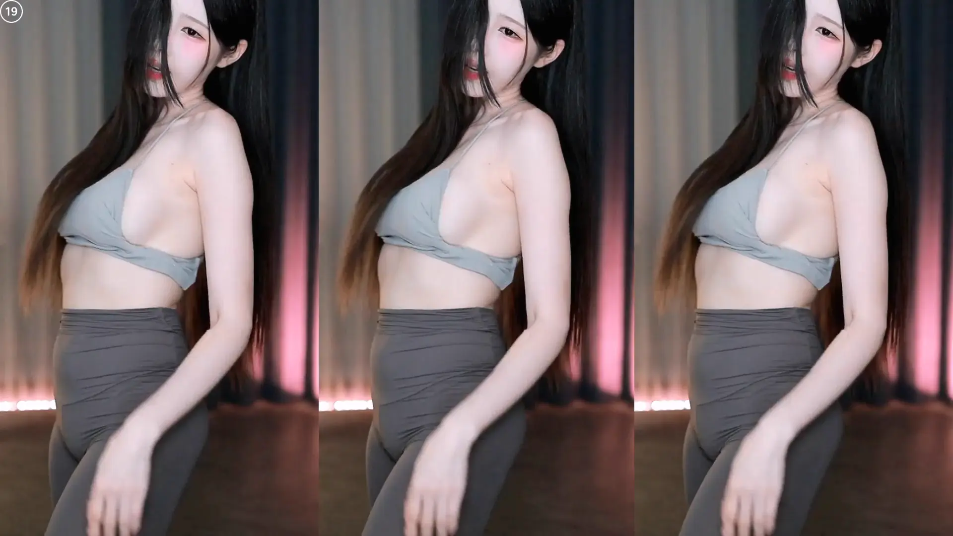 韩国BJ@ 2025年9月优雅女神 黑珍快把胸挤出来了舞蹈合集 韩国主播 第5张