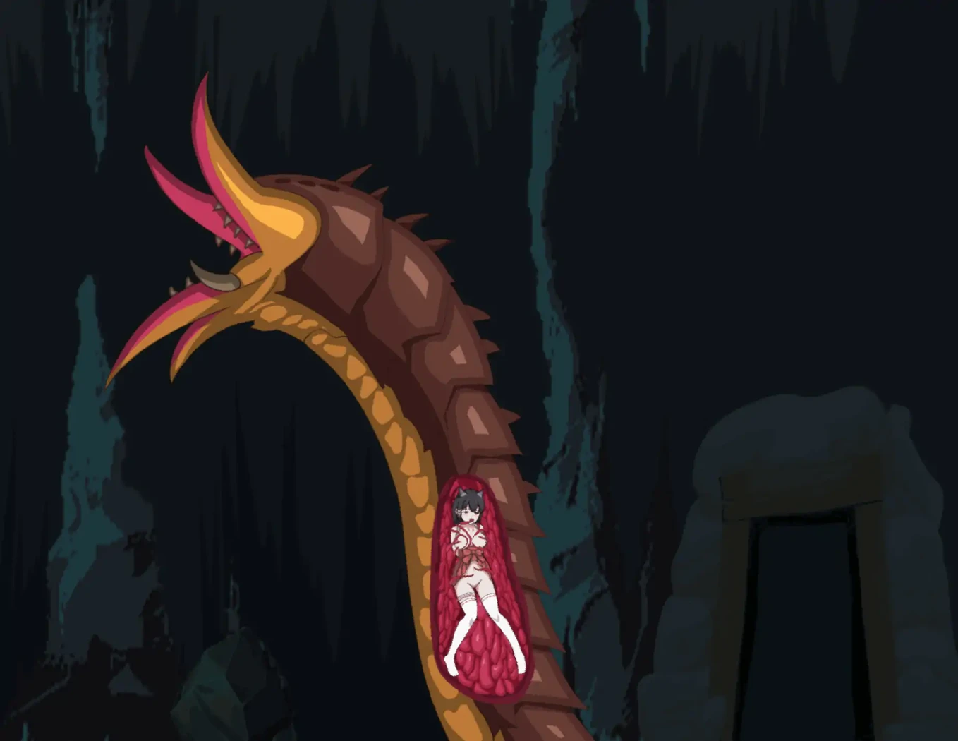 退魔巫女-异种淫狱 官方中文版(日系ACT/像素/官中)362MB 电脑游戏 第5张-量子幻想 退魔巫女-异种淫狱 官方中文版(日系ACT/像素/官中)362MB