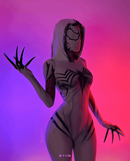 《疯狂动物城》性感朱迪COS 脱光衣服谁还不是动物